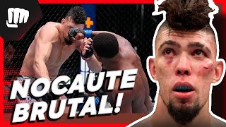 JOHNNY WALKER SOFRE NOCAUTE BRUTAL  RESULTADOS DO UFC JOHNNY WALKER X JAMAHAL HILL [upl. by Ilyah]