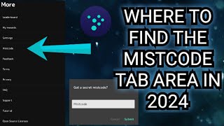 How To Find The Mistplay Mistcode Tab Area In 2024 [upl. by Oiracam]