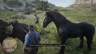 RDR2 Helping NPCs Dinosaur Fossil hunting and other gameplay [upl. by Wileen894]