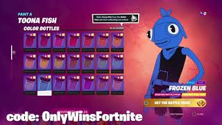 Fortnite how to getunlock free chapter 2 season 8 battle pass rewards  Paint a Toona Fish [upl. by China829]