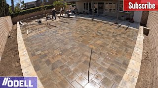 Paver Patio Installation Kicked off JOB part 5 [upl. by Dygal215]