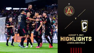 Match Highlights  Atlanta United FC vs Columbus Crew  August 7 2021 [upl. by Myer]