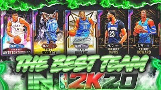 WE HAVE THE BEST TEAM IN NBA 2k20 MyTEAM GOD SQUAD REVEAL  GAMEPLAY [upl. by Beekman857]