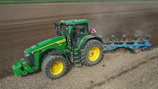 ARATURA JOHN DEERE 8310R aratro LEMKEN JD 8230 Erpice Rotante Frandent JD 8120 Piantumatrice [upl. by Yetac]