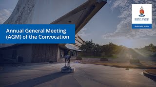 Annual General Meeting of the Convocation of the University of Pretoria [upl. by Anirrehs]