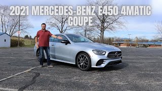 2021 MercedesBenz E450 4Matic Coupe is a perfect balance of luxury and sportiness  Matt the carguy [upl. by Maibach]