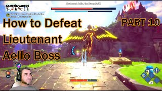 IMMORTALS FENYX RISING How to Defeat Lieutenant Aello Boss [upl. by Berni]