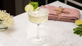 Elderflower Margarita Cocktail Recipe [upl. by Leahcimnaj]