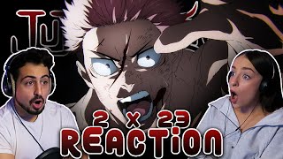 HES FINALLY BACK 🔥 Jujutsu Kaisen 2x23 REACTION [upl. by Arotak]