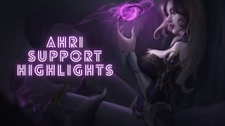 League of legends  Highlights  Coven Ahri support [upl. by Esiuol]