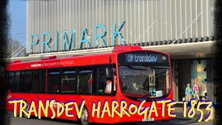 🚍Nice Thrash Transdev Harrogate 1853 YJ58 LSL Volvo B7RLE on Service 7 [upl. by Aillil240]