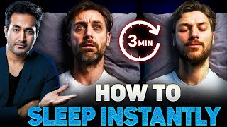 How to SLEEP INSTANTLY in 3 Minutes  The SCIENCE of Sleep Decoded [upl. by Castora]