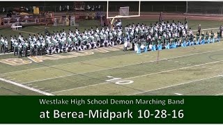 102816 Westlake High School Demon Marching Band at BereaMidpark [upl. by Rainer]