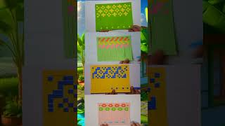 paper weaving tutorial paper weaving styles weaving paper step by step 4 [upl. by Aicinoid970]