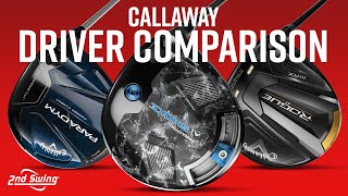 CALLAWAY DRIVERS COMPARISON  Rogue ST Max Paradym Paradym Ai Smoke [upl. by Scevor770]