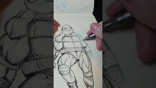 TMNT Leonardo sketch shorts [upl. by Iturhs]