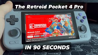 Retroid Pocket 4 Pro in 90 seconds  Bytesized consoles [upl. by Ainud]