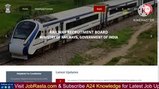 RRB Technician ka form kaise bhareHow to fill Up rrb technician form 2024 9144vaccancy railway [upl. by Zurheide]