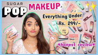 Trying All New SUGAR POP Makeup ✨ Everything Under Rs 299 Cheapest Amazon Makeup [upl. by Anrym]