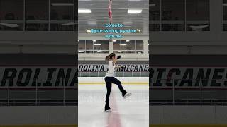 figure skating practice vlog❄️⛸️ iceskater iceskating figureskating figureskater skating [upl. by Sidon]