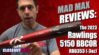 Rawlings 5150 BBCOR Bat RBB353 3oz 2023 [upl. by Elden]