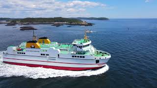 Grand Manan Ferry Leaving From Blacks Harbour [upl. by Ailla]