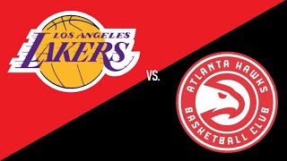 NBA 2K19  Los Angeles Lakers vs Atlanta Hawks  Full Gameplay [upl. by Nylemaj]