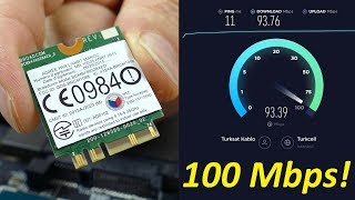 Laptopa WiFi Dopingi 100 Mbit Hızı Gördük [upl. by Jaret]