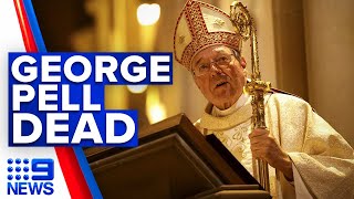 ‘Difficult day’ Leaders pay tribute to late Cardinal George Pell  9 News Australia [upl. by Chad]