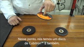 Treinamento Discos de Desbaste 3M Cubitron™ II Efeitos da Pressão [upl. by Ecirtam]