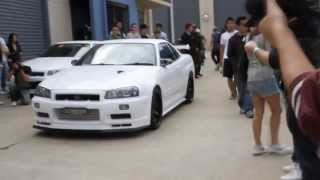 Nissan Skyline GTR r34 Turbo Sound 720p [upl. by Angadreme598]