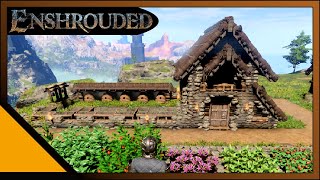 Enshrouded Small Farmhouse Build Guide [upl. by Anoerb]