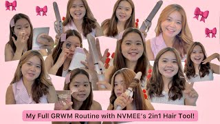 Get Ready With Me from makeup to perfect curls with NVMEEs Magic Styler ᯓᡣ𐭩 [upl. by Rocky238]