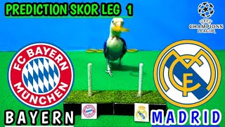 REAL MADRID VS BAYERN  UEFA CHAMPIONS LEAGUE  PREDICTION SCORE VERSI RATU [upl. by Tewfik]