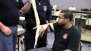 EMT Practical  Elbow Fracture [upl. by Adiesirb]