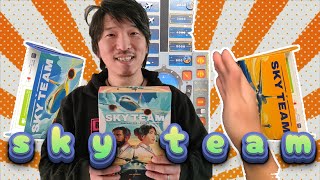 Lets Learn and Play Sky Team Board Game Review [upl. by Seessel]