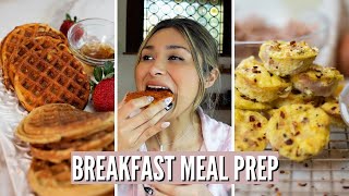 KETO BREAKFAST MEAL PREP Keto Egg Bites amp Keto Waffles TWO EASY BREAKFAST MEALS ONLY 2 NET CARBS [upl. by Maje]