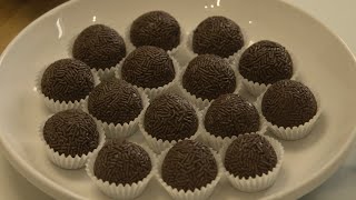 How to make a brigadeiro treat Brazilian chocolate truffle [upl. by Kirat]