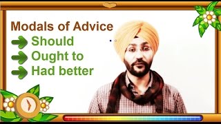 Learn English  English Grammar  Giving Advice  Should Ought to Had better [upl. by Kernan]