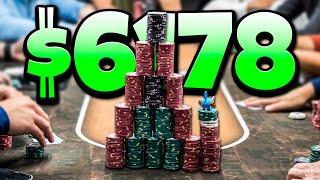 I Played a 6200 POT at 13  Poker Vlog 284 [upl. by Litman75]