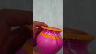 Clay Pot Decoration Ideas 🏺🌷💫 shorts youtubeshorts ytshorts terracottapot [upl. by Adoh234]