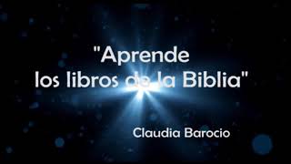 📖🤩Los libros de la Biblia 📖🤩Claudia Barocio [upl. by Arriaes]