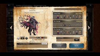 Octopath COTC GEP Hell Sazantos  Signa EX3 Safe unplanned fight in 28T [upl. by Desdemona11]