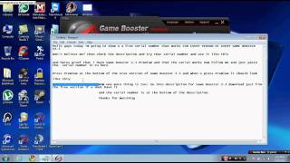 Game Booster 23 Premium Free Serial Number No Download Needed 2011 [upl. by Okechuku]