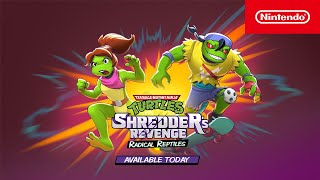 Teenage Mutant Ninja Turtles Shredders Revenge – Radical Reptiles DLC Trailer – Nintendo Switch [upl. by Alcinia]