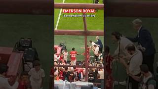 EMERSON ROYAL la presentazione del MILAN a SAN SIRO 🔴⚫️  Shorts [upl. by Vernier]