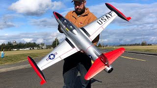 Freewing T33 Shooting Star WRING OUT FLIGHT review USAF 80mm EDF Jet [upl. by Coulombe]