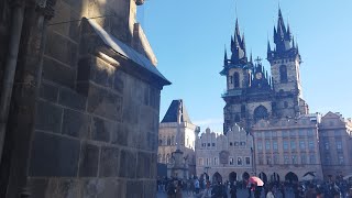 Praha CZ Staroměstský Orlojold town astronomical clock [upl. by Nivak]