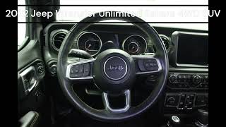 2022 Jeep Wrangler Unlimited Sahara 4WD SUV VIN 1C4HJXEG4NW191831 Stock R7620 [upl. by Chev]