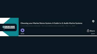 Podcast Episode Choosing your Marine Stereo System A Guide to JL Audio Marine Systems [upl. by Schaab603]